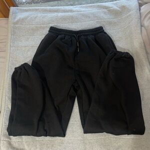 Black Jogger Sweatpants